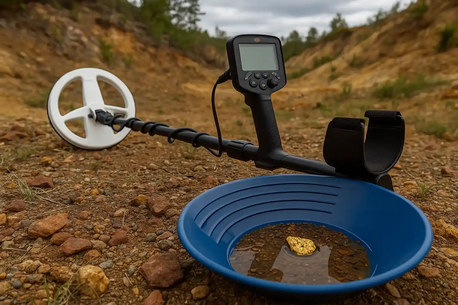 Can Modern Detectors Identify Gold Hidden in Mineralized Soil