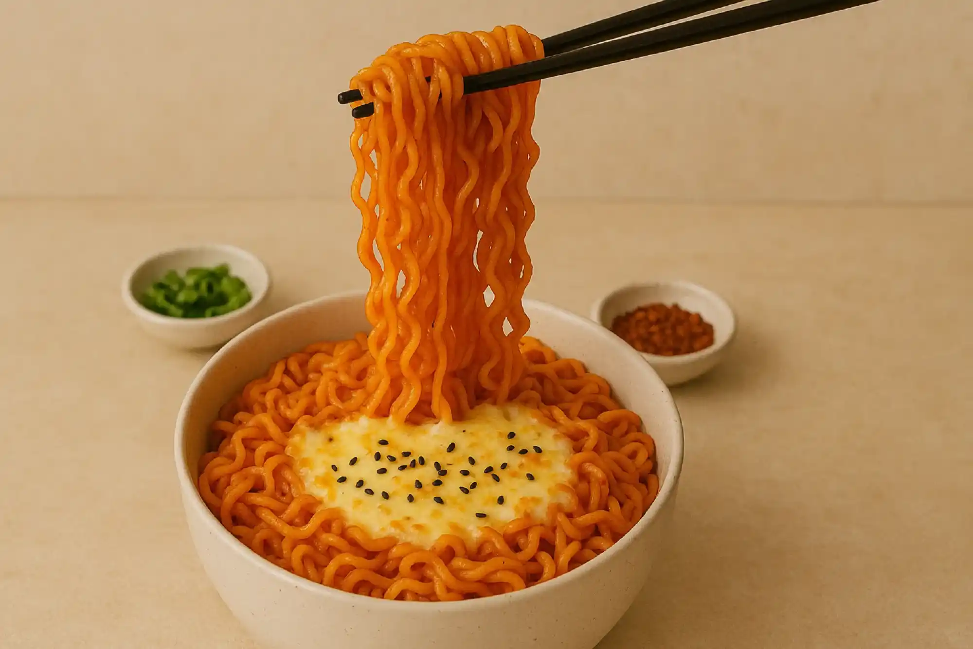 Mi Sedaap’s Korean Cheese Buldak Spicy Noodles